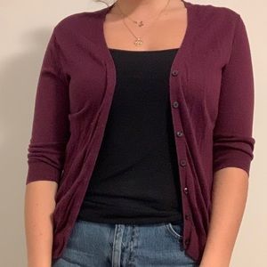 Old Navy Purple Cardigan